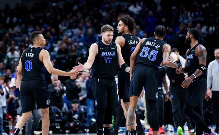 The Dallas Mavericks’ starting five overwhelmed the Utah Jazz on Wednesday.
